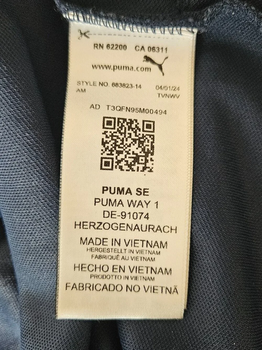Puma Full Zip Track Jacket